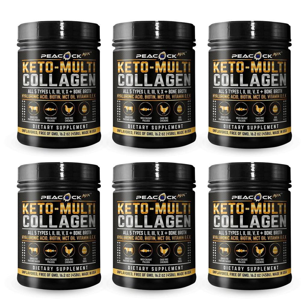 Multi Collagen Protein Powder 16.2 oz Pack of 6 Unflavored X45820