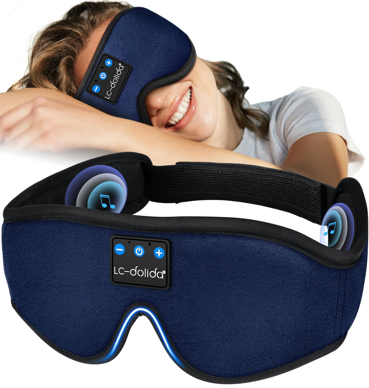 Sleep Mask with Bluetooth Headphones O91475