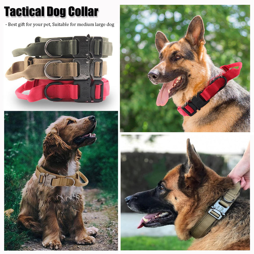 Adjustable Nylon Tactical Dog Collar H1084