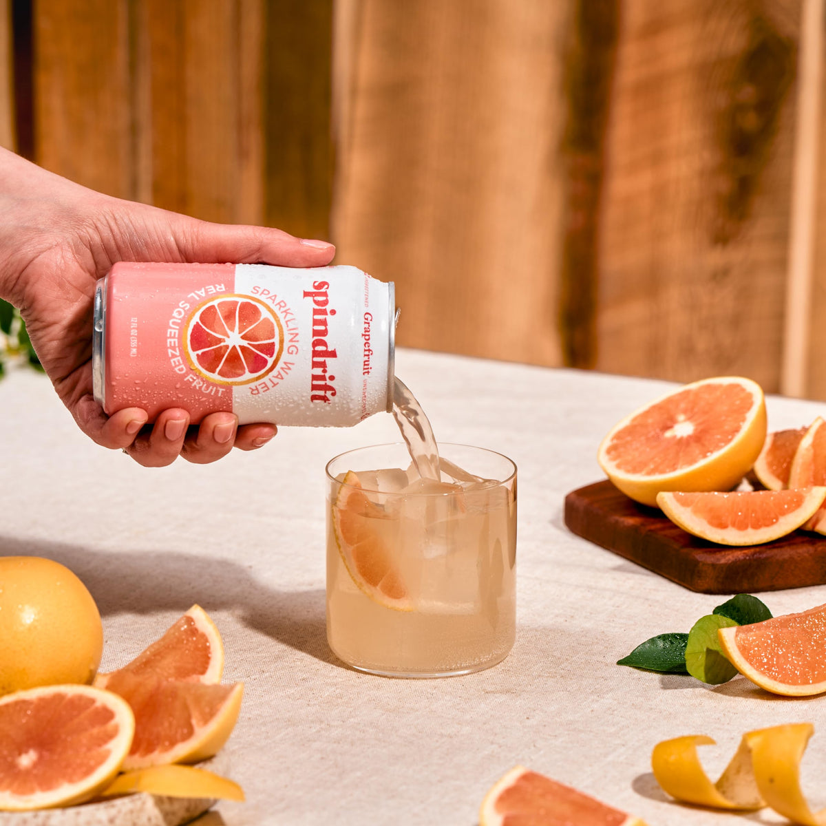 Grapefruit Flavored Sparkling Water 12 Fl Oz (Pack of 24) Q2659