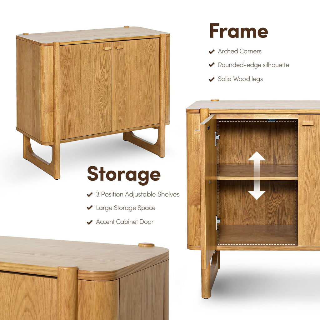 Solid Wood Accent Cabinet & Media Console E6497