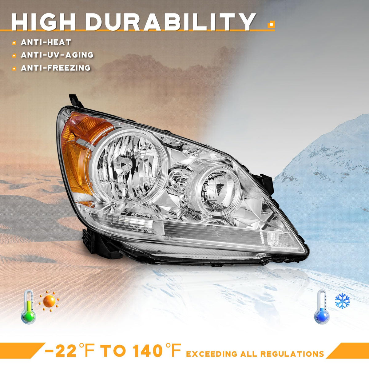 Headlights Assembly E6085
