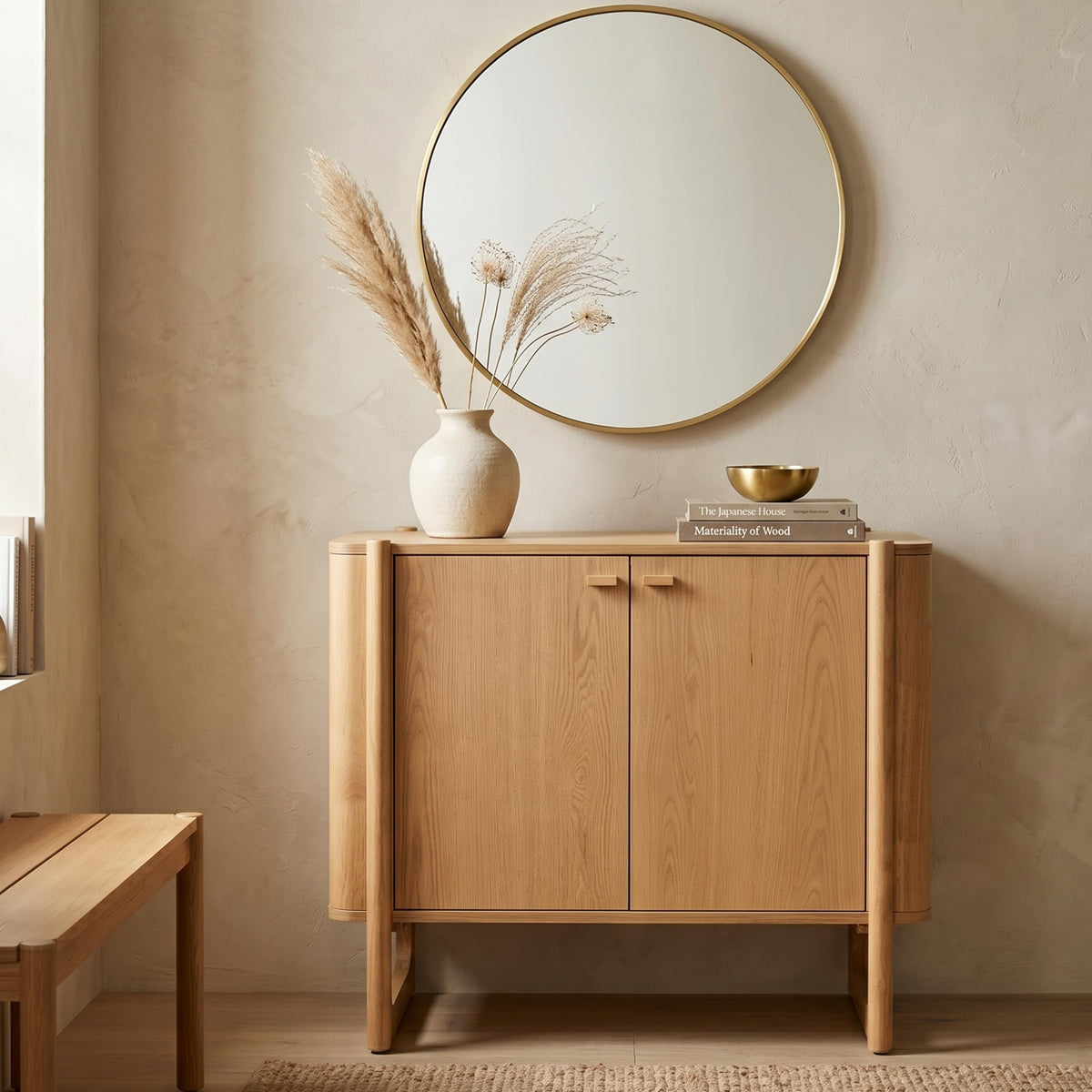 Solid Wood Accent Cabinet & Media Console E6497
