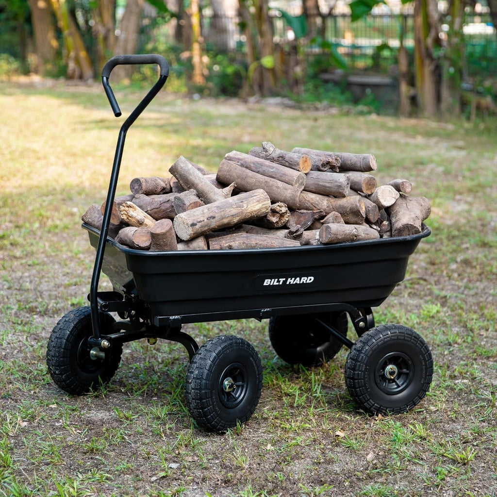 Poly Garden Dump Cart 600 lbs 4 Cu Ft B979