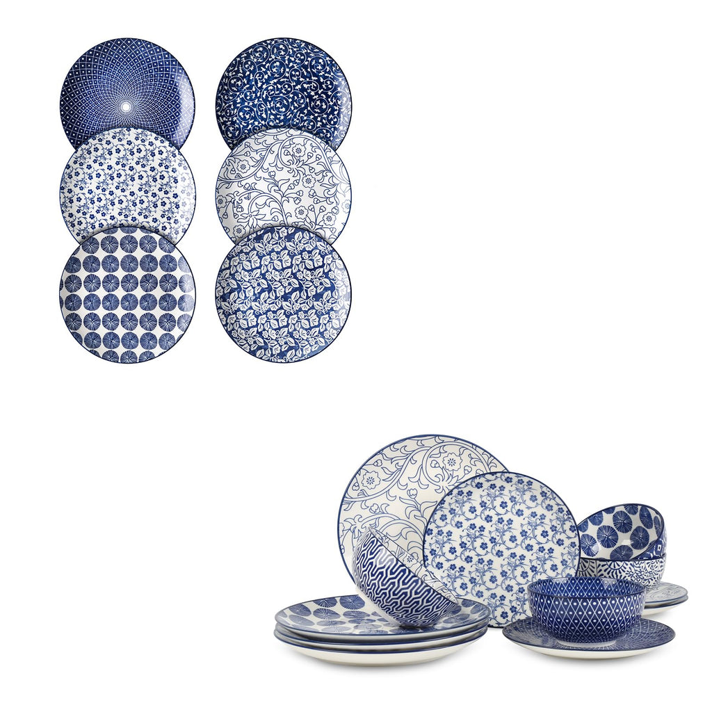 10 inch Porcelain Dinner Plates + 12-Pieces Dinnerware Sets Z1248