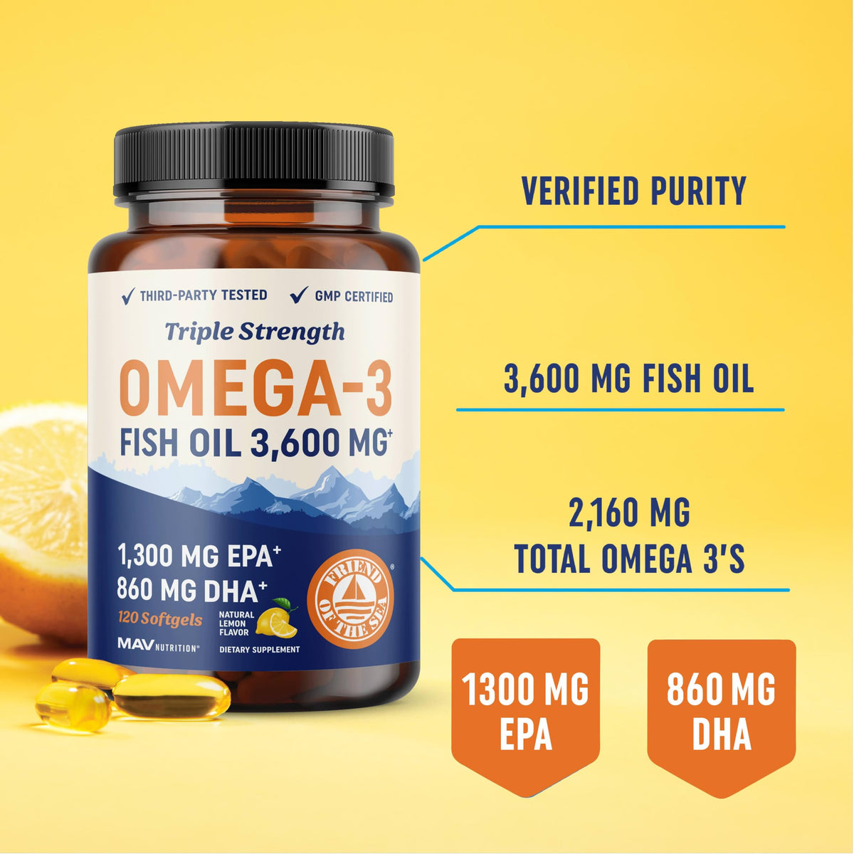 Omega 3 Fish Oil and Probiotic Capsules B305