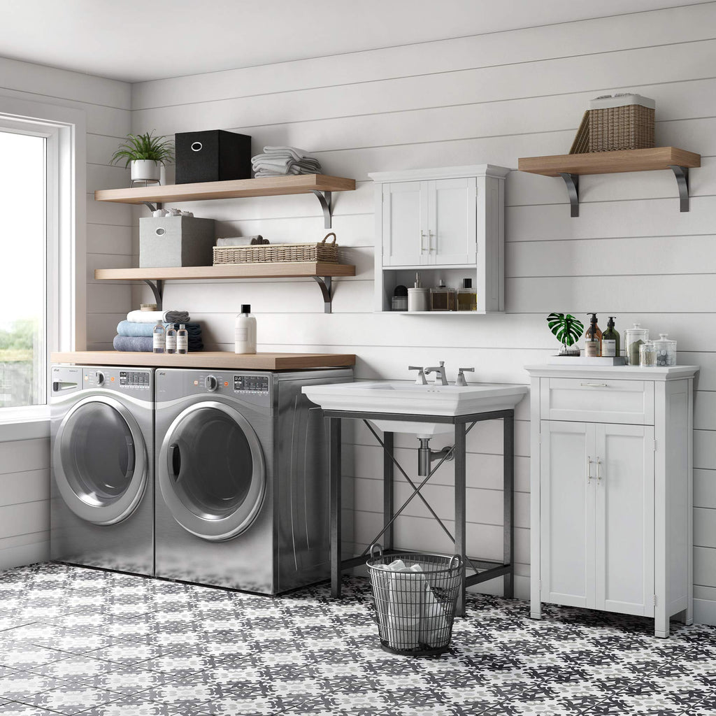 White Two-Door Wall Mount Medicine Cabinet S550252