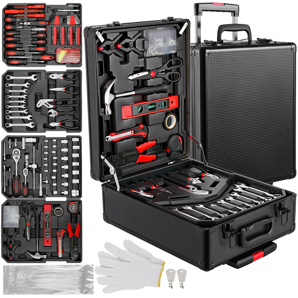 799-Piece Mechanic Tool Set with Rolling Tool Box A478