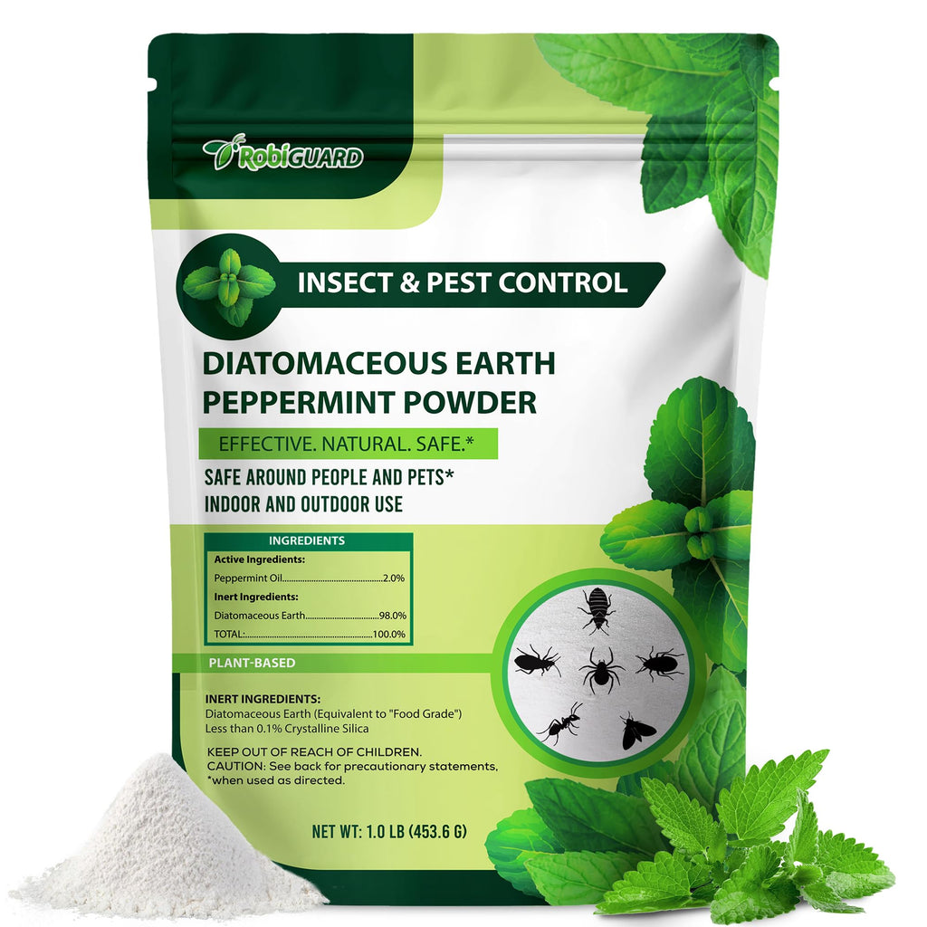 Food Grade Diatomaceous Earth Peppermint Powder 1 lb C64990