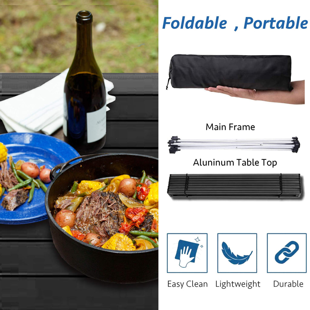 Portable Aluminum Camping Table H132