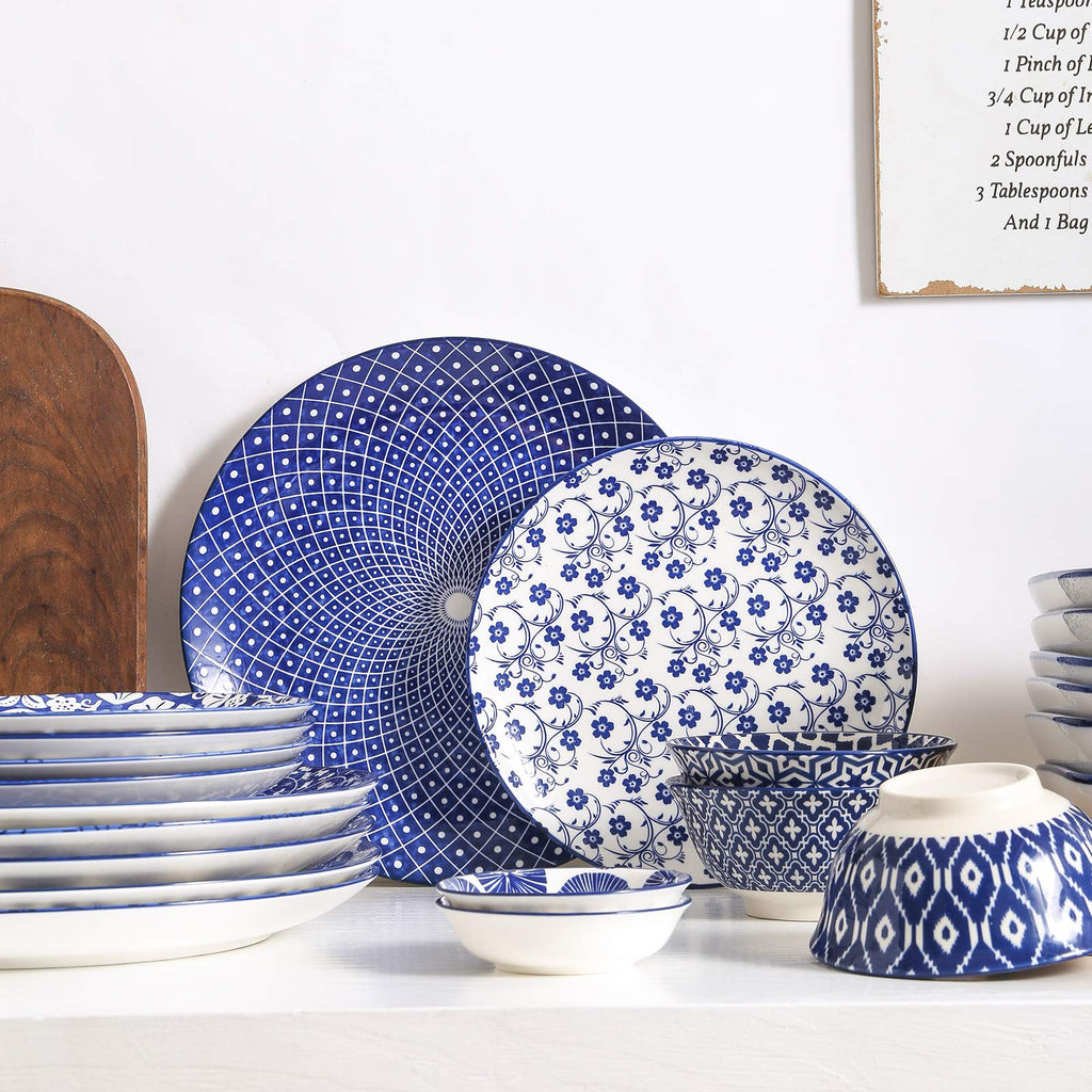 10 inch Porcelain Dinner Plates + 12-Pieces Dinnerware Sets Z1248