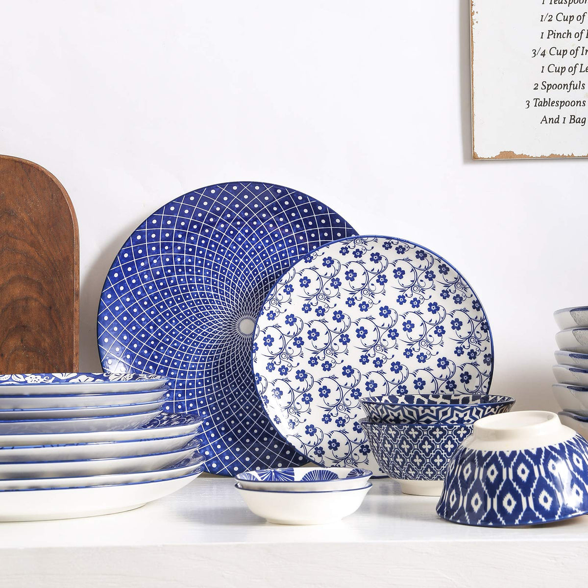 10 inch Porcelain Dinner Plates + 12-Pieces Dinnerware Sets Z1248