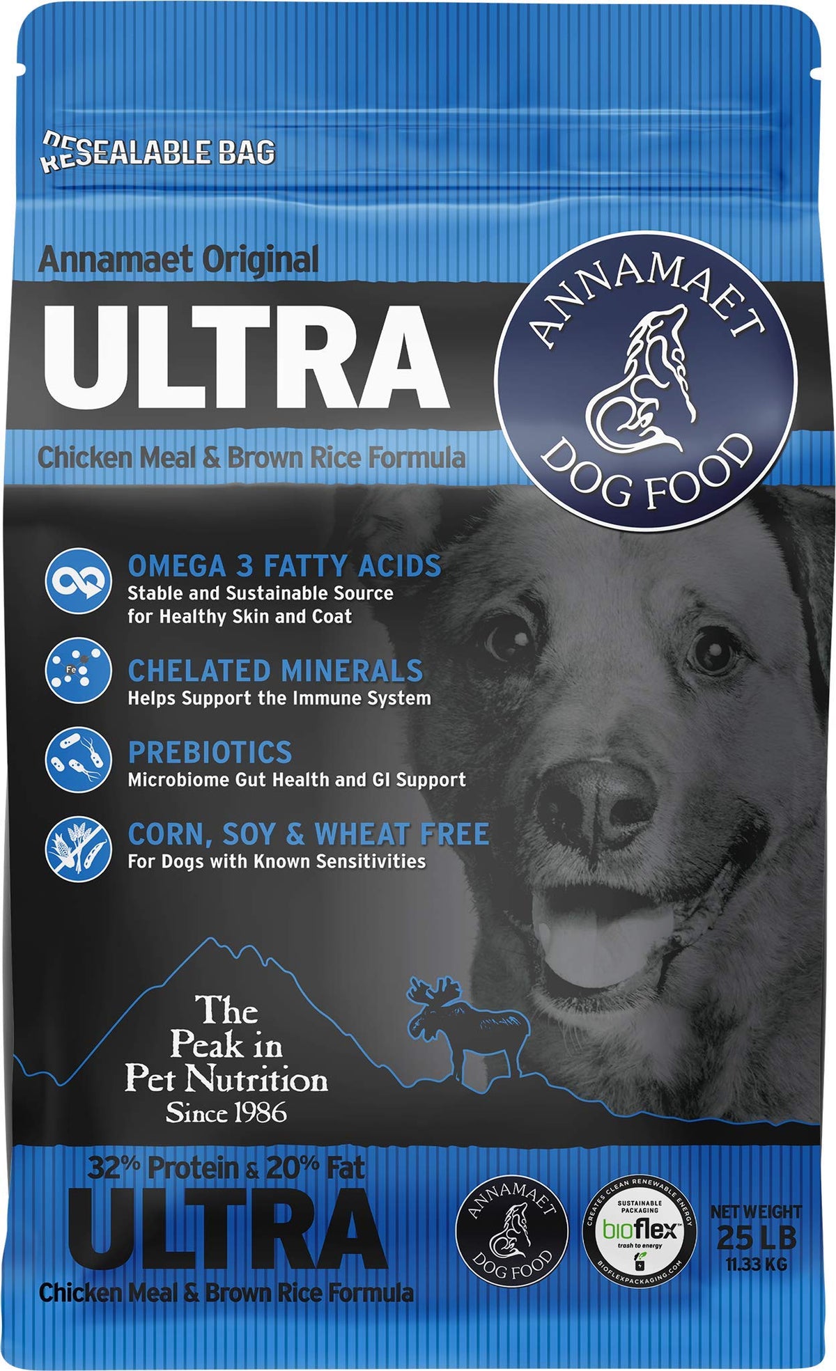 Chicken & Brown Rice Dry Dog Food 25-lb Bag Q734