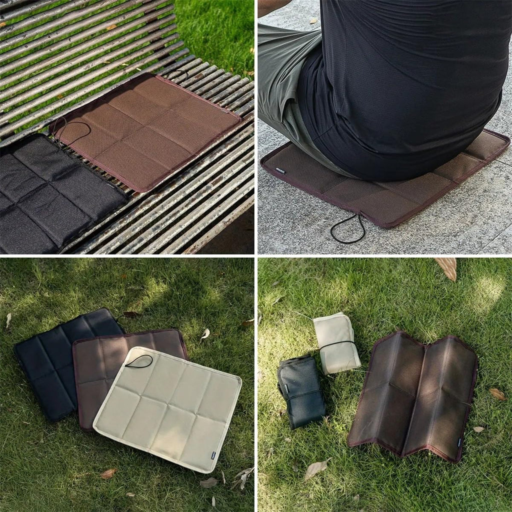 2 pcs Portable Foldable 600D Oxford Cloth Waterproof Camping Seat Cushion B2259
