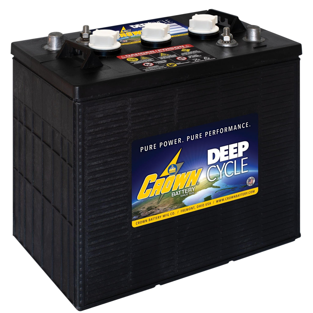 6V 250Ah Flooded Lead Acid Deep Cycle Battery Pack of 4 T64404