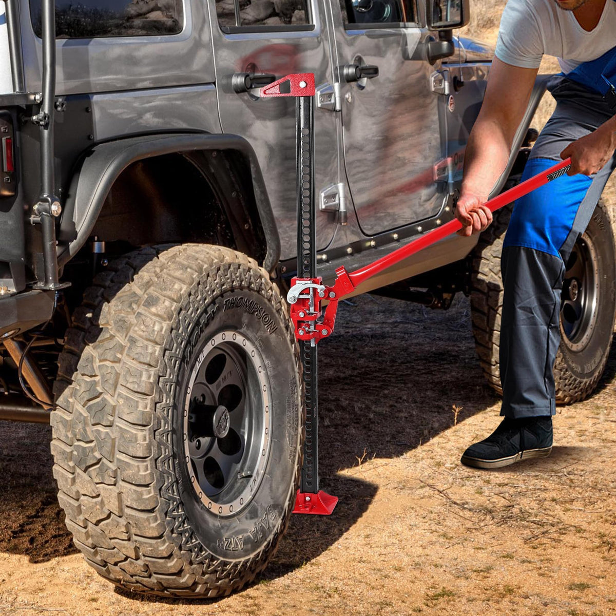 48" 7000 LBS Capacity Heavy Duty Farm Jack D13766