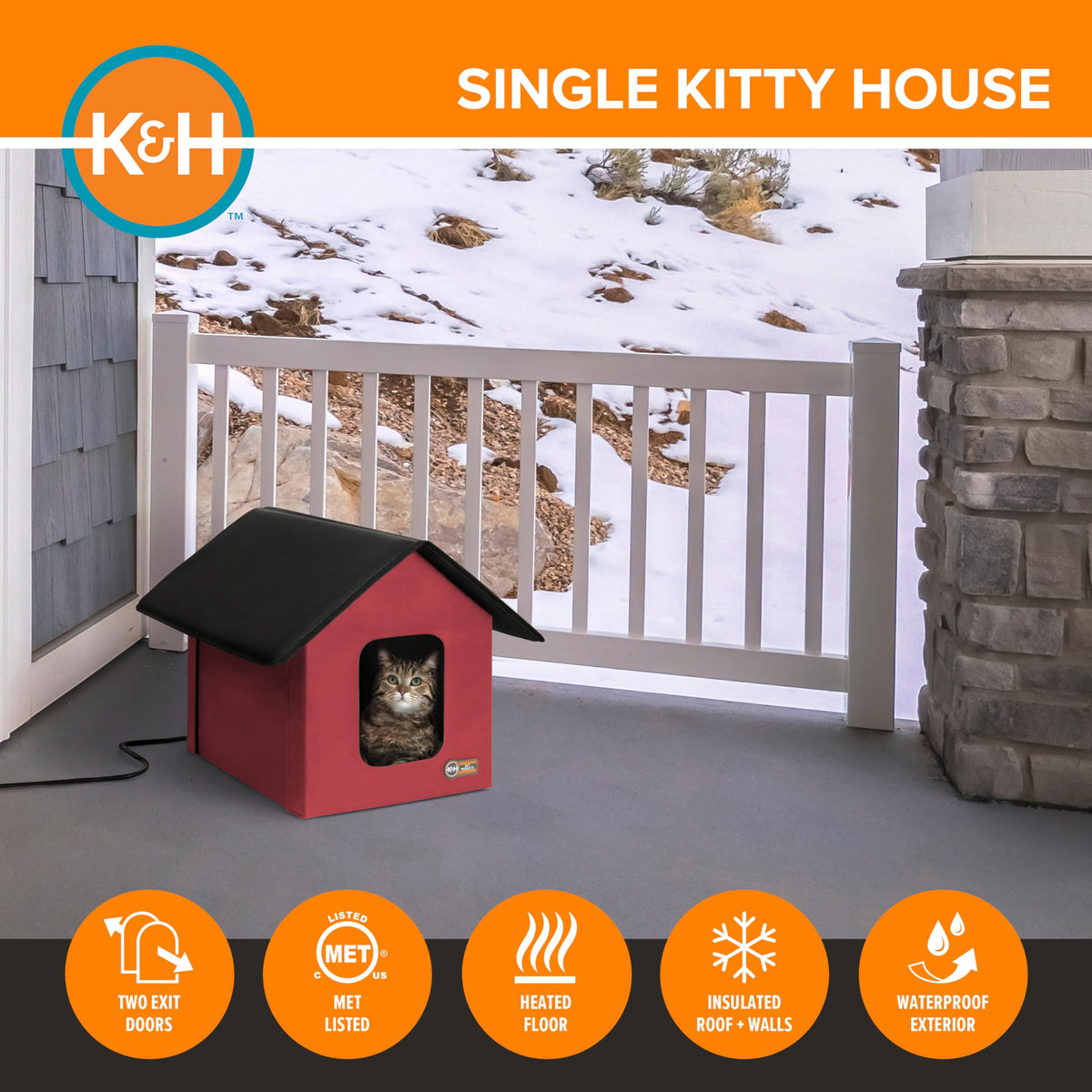 Heated Cat House T390436