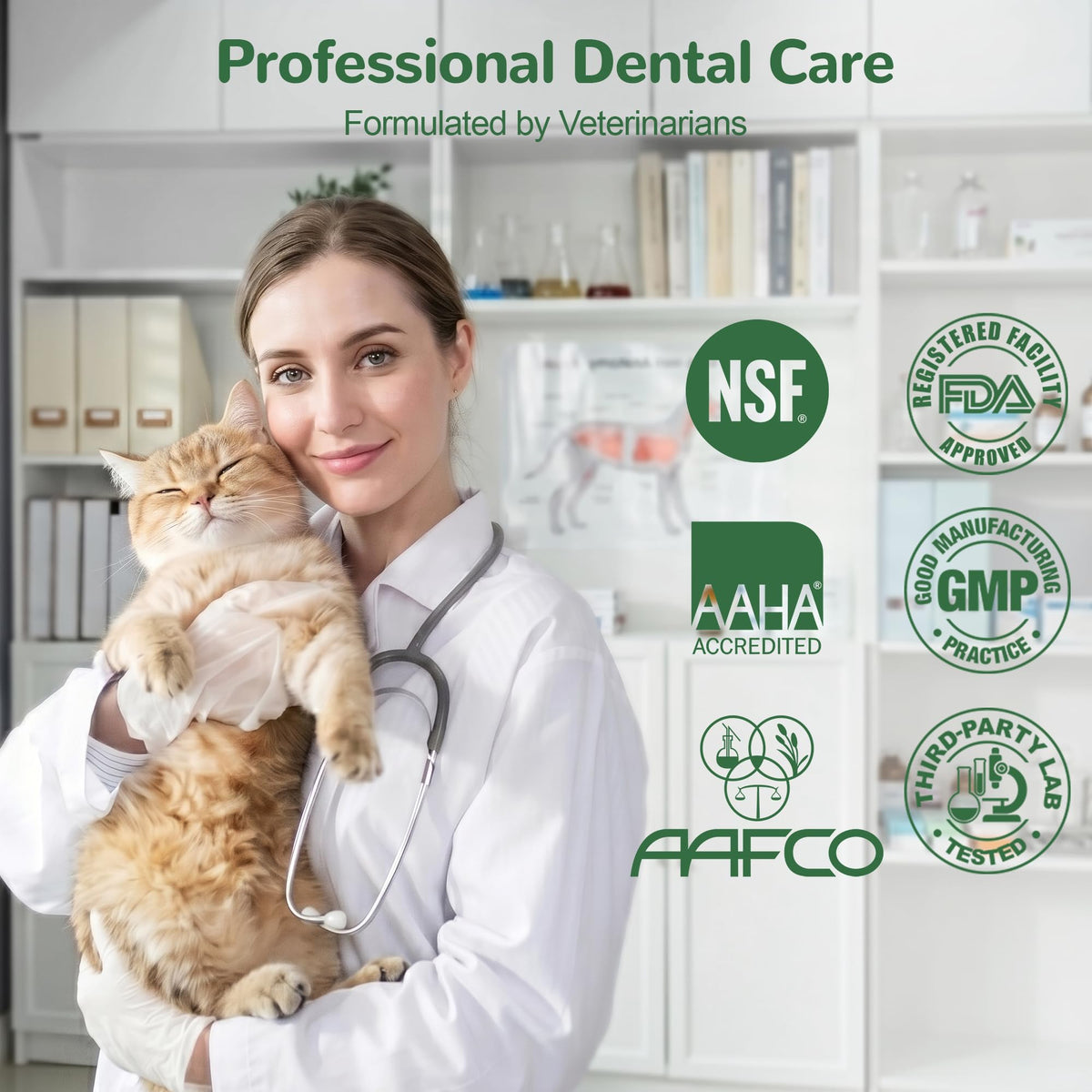 Cat Dental Care Powder with Probiotics 80g A327384