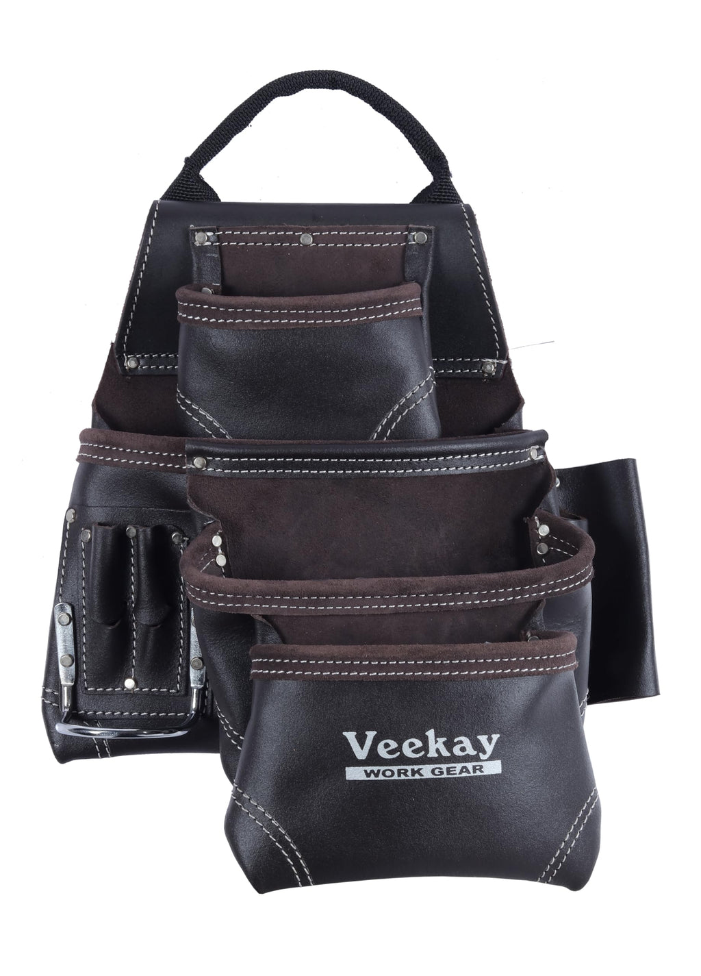 Brown Leather 22-Pocket Tool Belt V99238