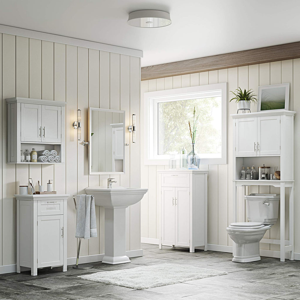 White Two-Door Wall Mount Medicine Cabinet S550252
