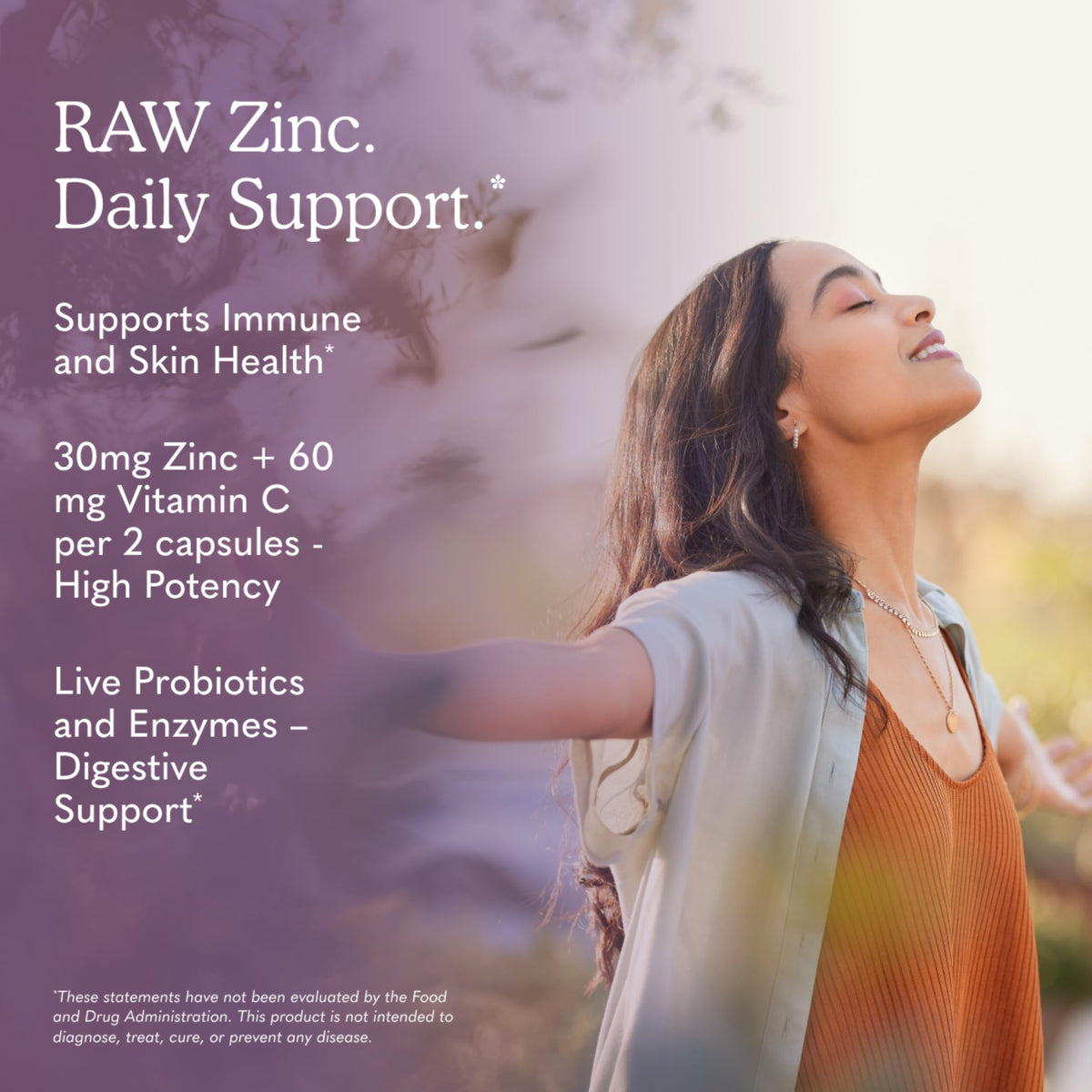 Vitamin Code Raw Zinc Supplement 30mg, 60 Vegan Capsules P2772