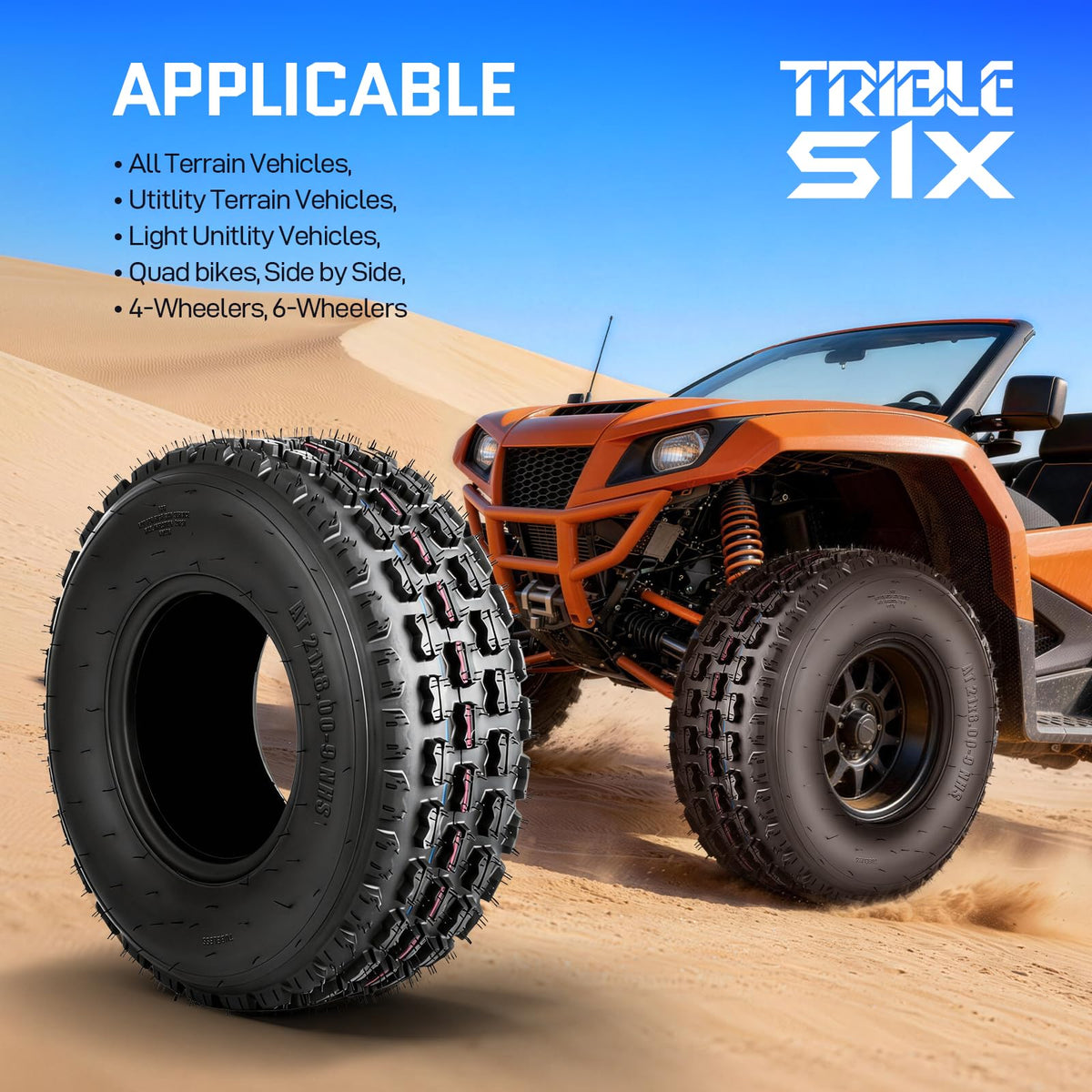 21x8-9 All-Terrain ATV/UTV Tires Set of 2 R63959