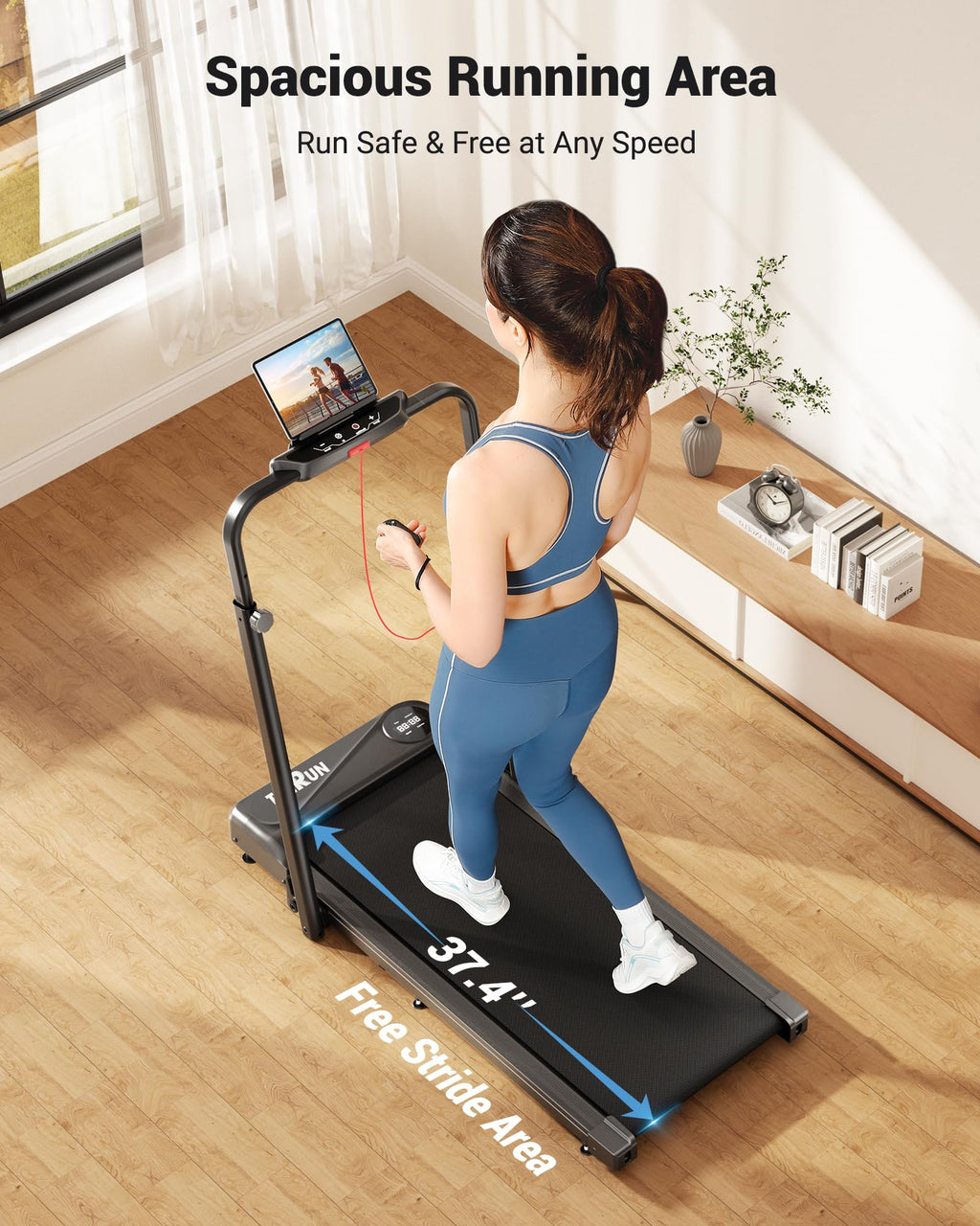 Walking Pad with Handle Bar Q82338