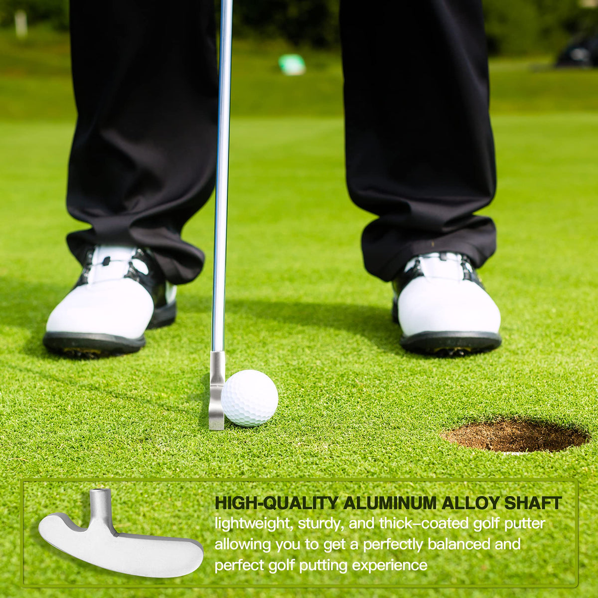 Right Handed 33" Golf Putter with 2 Golf Practice Ball M409356