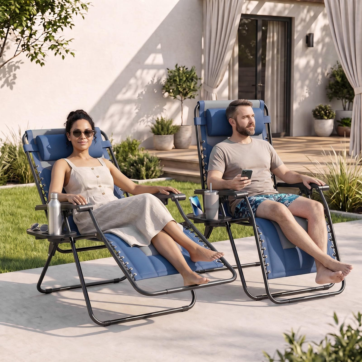 Zero Gravity Chairs Set of 2 H9941