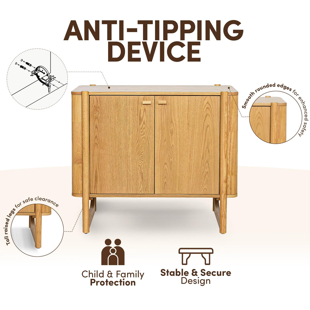 Solid Wood Accent Cabinet & Media Console E6497