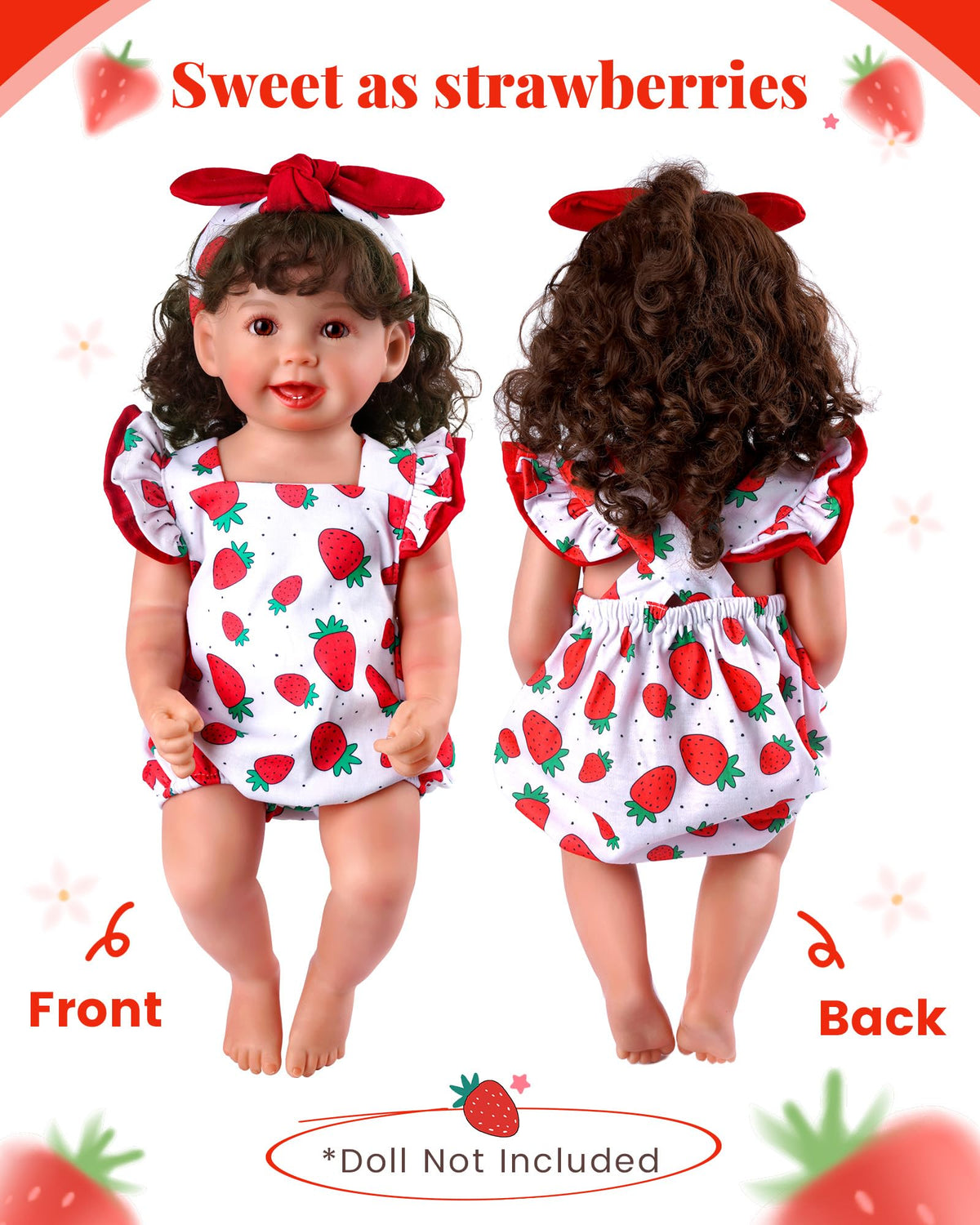 18-20 Inch Doll Clothes Strawberry Outfit T769604
