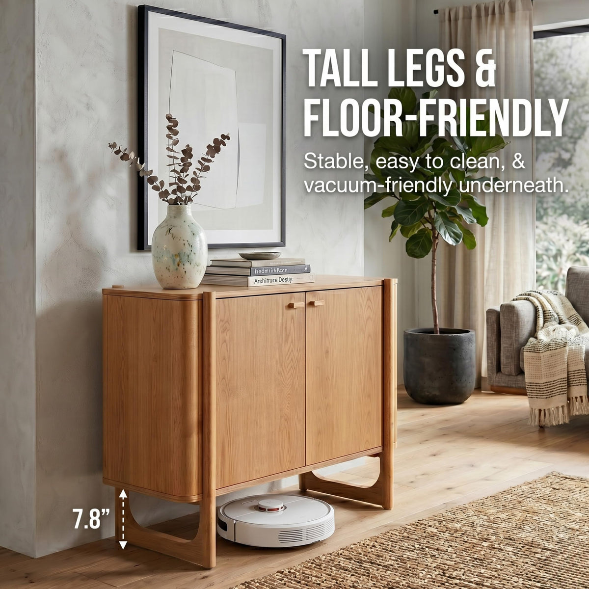Solid Wood Accent Cabinet & Media Console E6497