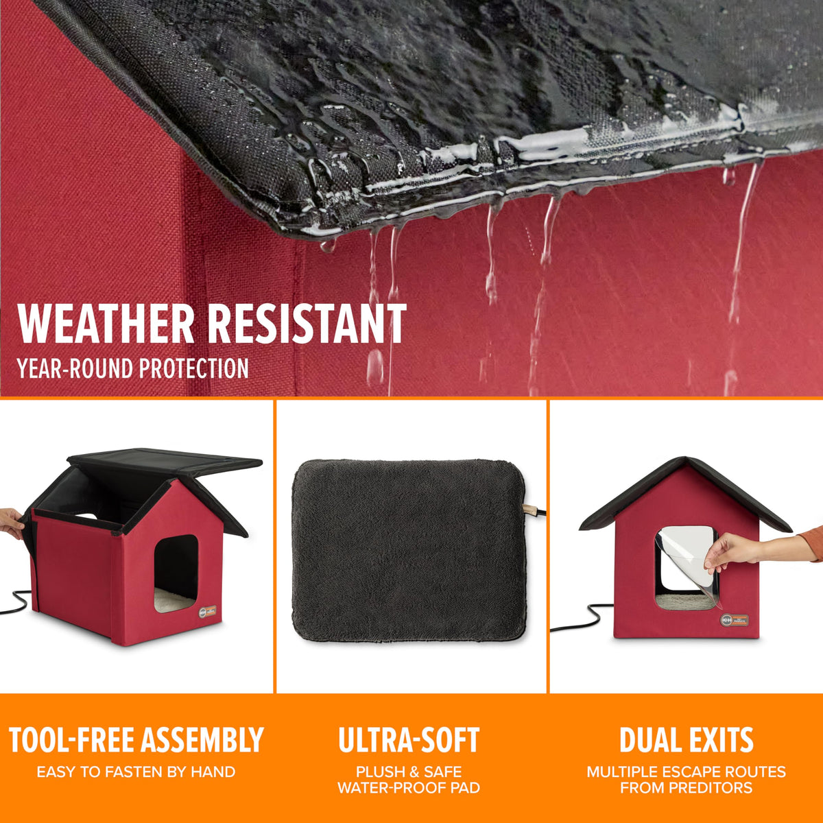 Heated Cat House T390436