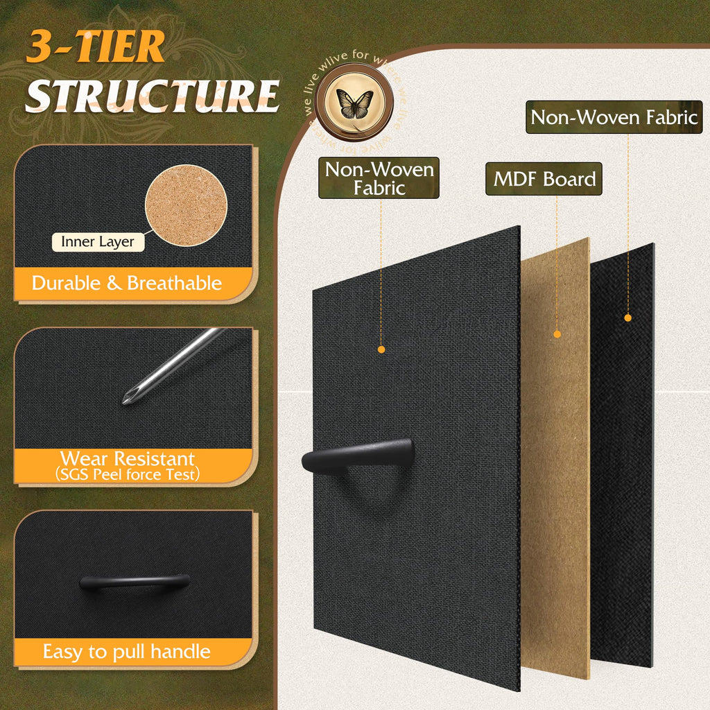 Black 6 Drawer Tall Dresser G249908