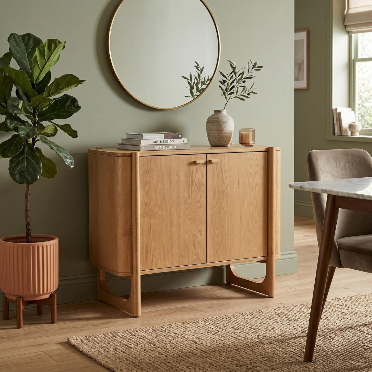 Solid Wood Accent Cabinet & Media Console E6497