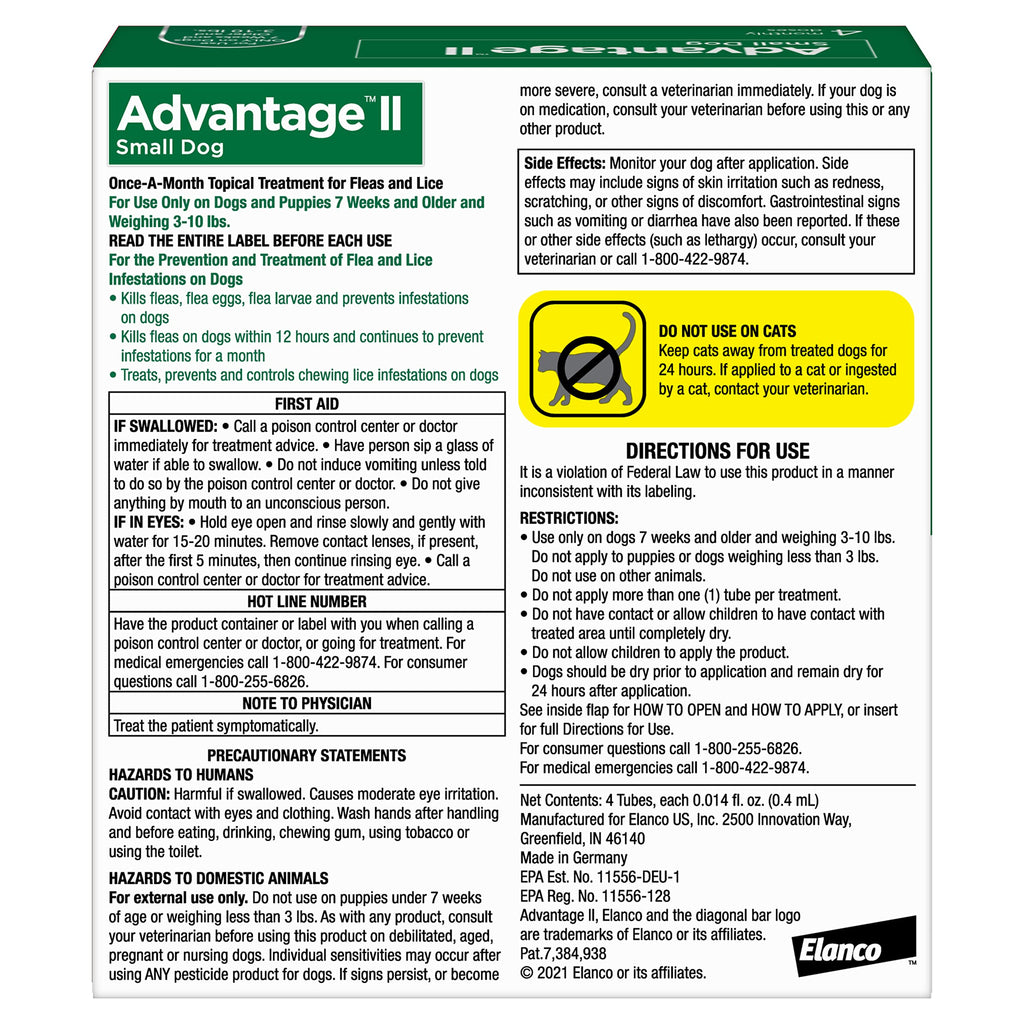 Small Dog Flea Treatment & Prevention 4-Month Supply M916