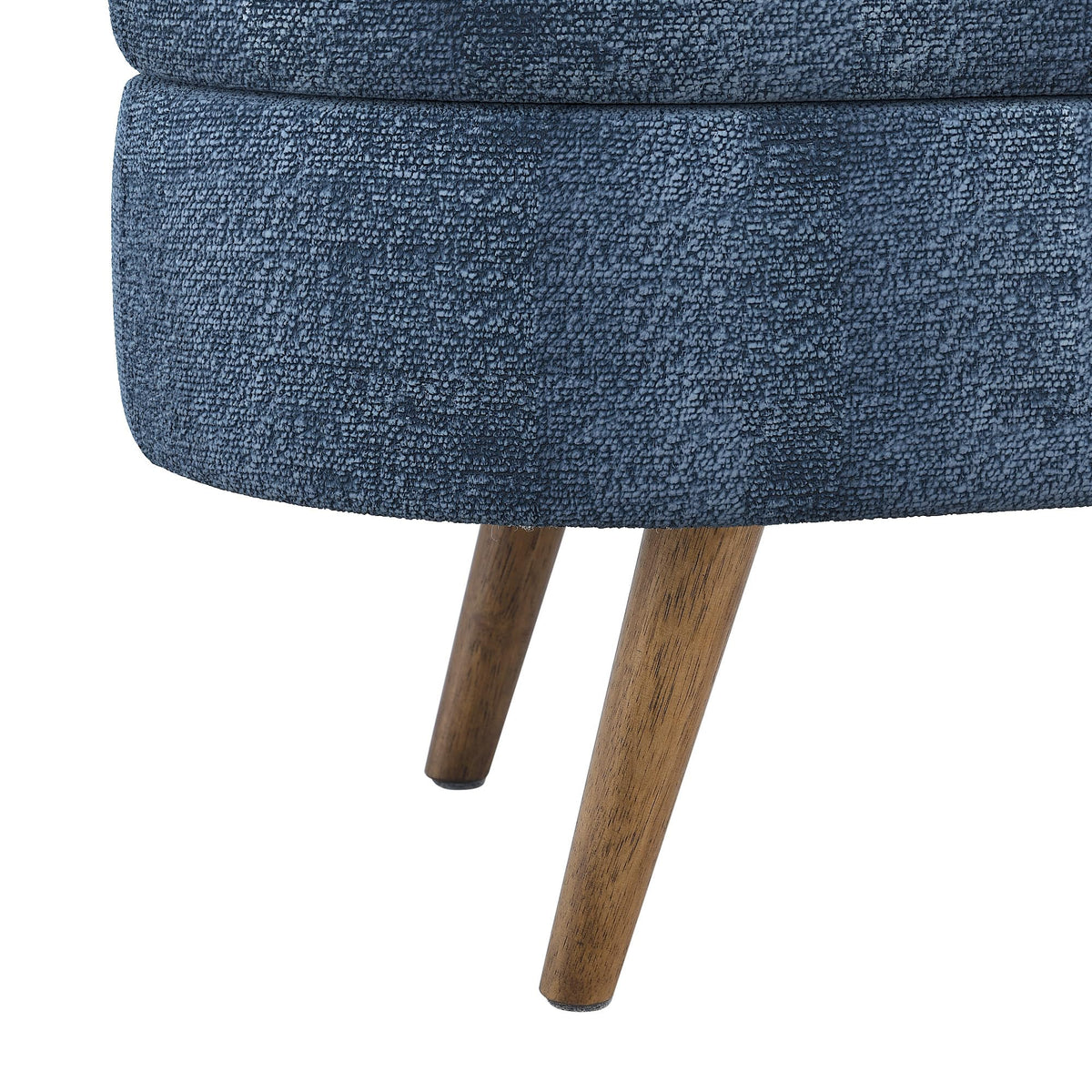 Oval Storage Bench with Rubber Wood Legs V778