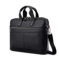 Black Leather Slim Brief R5162